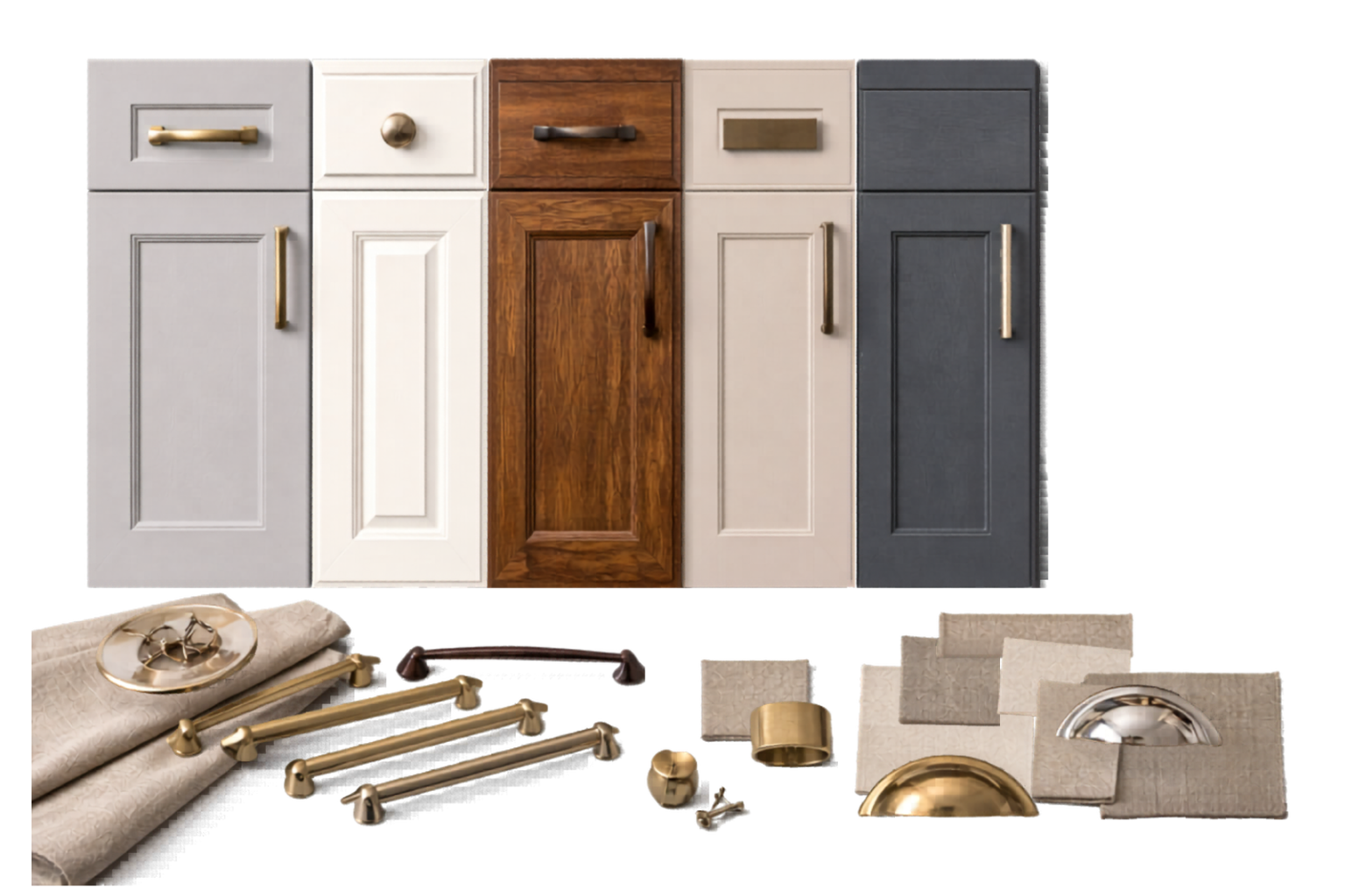 Cabinet hardware and fixtures